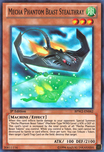 Phantom Beast Stealthray Mecha [BPW2-EN062] Super Rare 