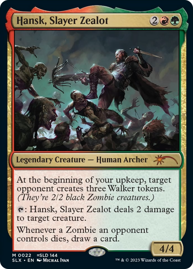 Hansk, Slayer Zealot [Secret Lair: Universes Within] 