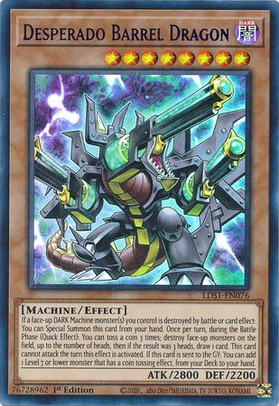 Desperado Barrel Dragon (Purple) [LDS1-EN076] Ultra Rare 