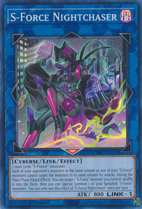 S-Force Nightchaser [CYAC-EN050] Super Rare 