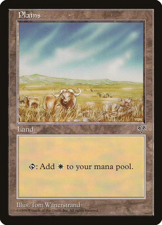 Plains (Oxen / Signature on Right) [Mirage] 