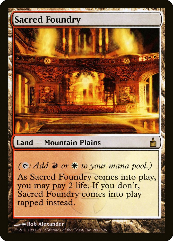 Sacred Foundry [Ravnica: City of Guilds] 