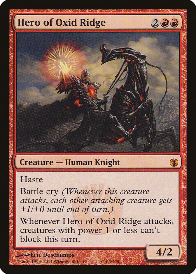 Hero of Oxid Ridge [Mirrodin Besieged] 