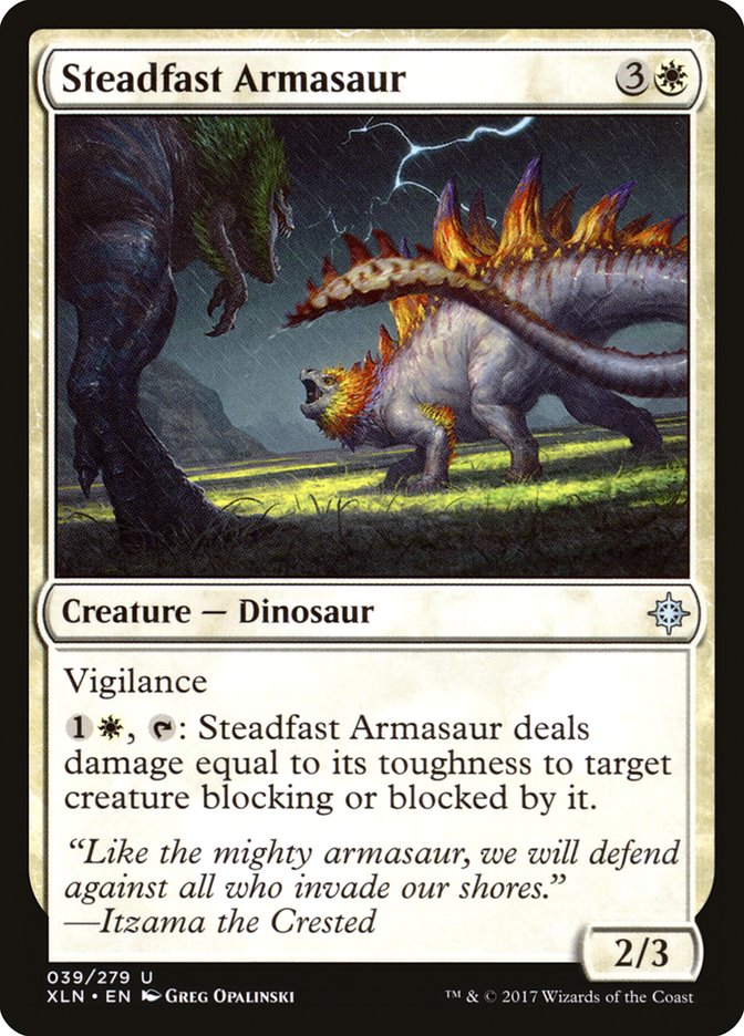 Steadfast Armasaur [Ixalan] 