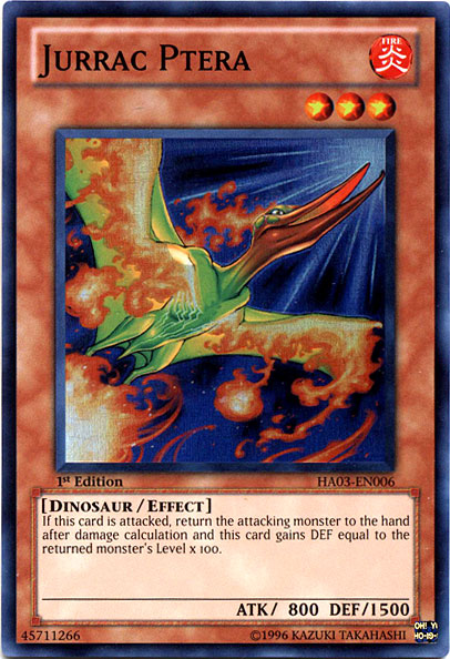Jurrac Ptera [HA03-EN006] Super Rare 