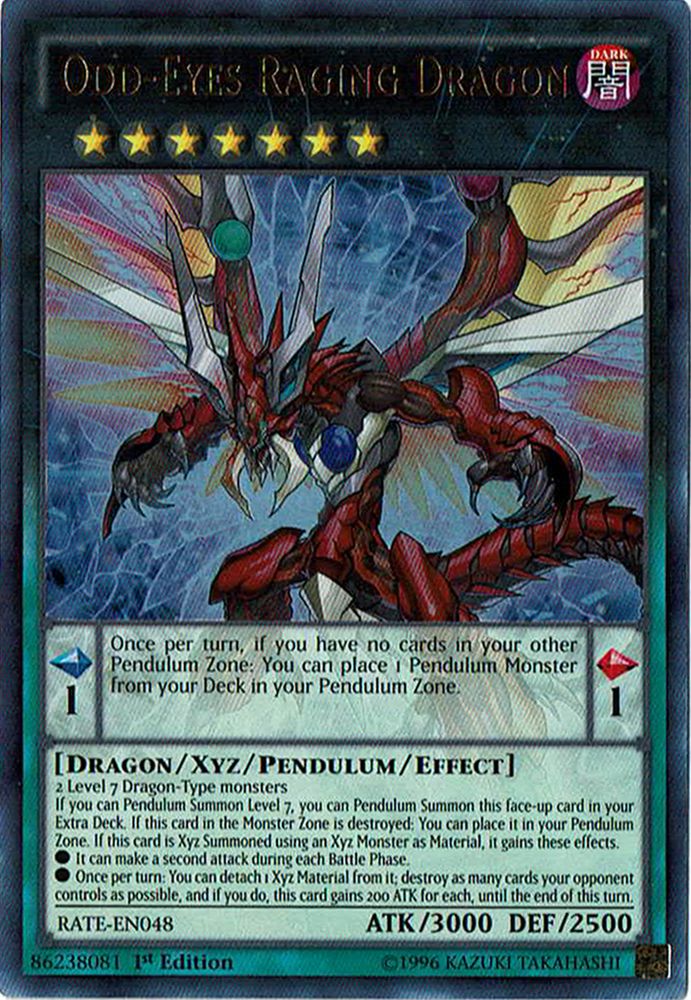 Odd-Eyes Raging Dragon [RATE-EN048] Ultra Rare 