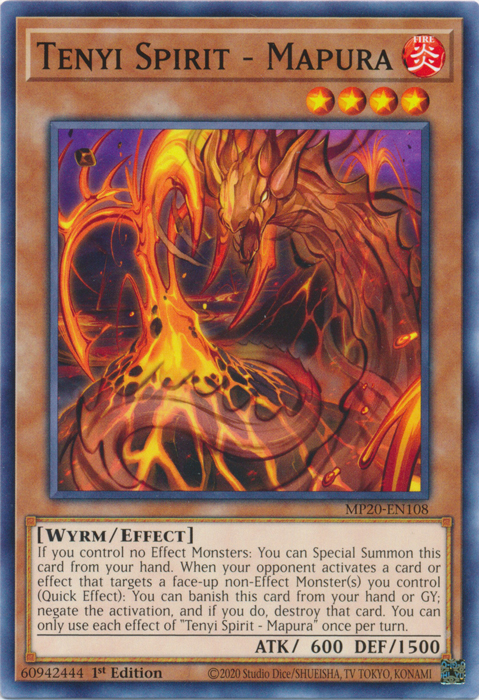 Tenyi Spirit - Mapura [MP20-EN108] Common 