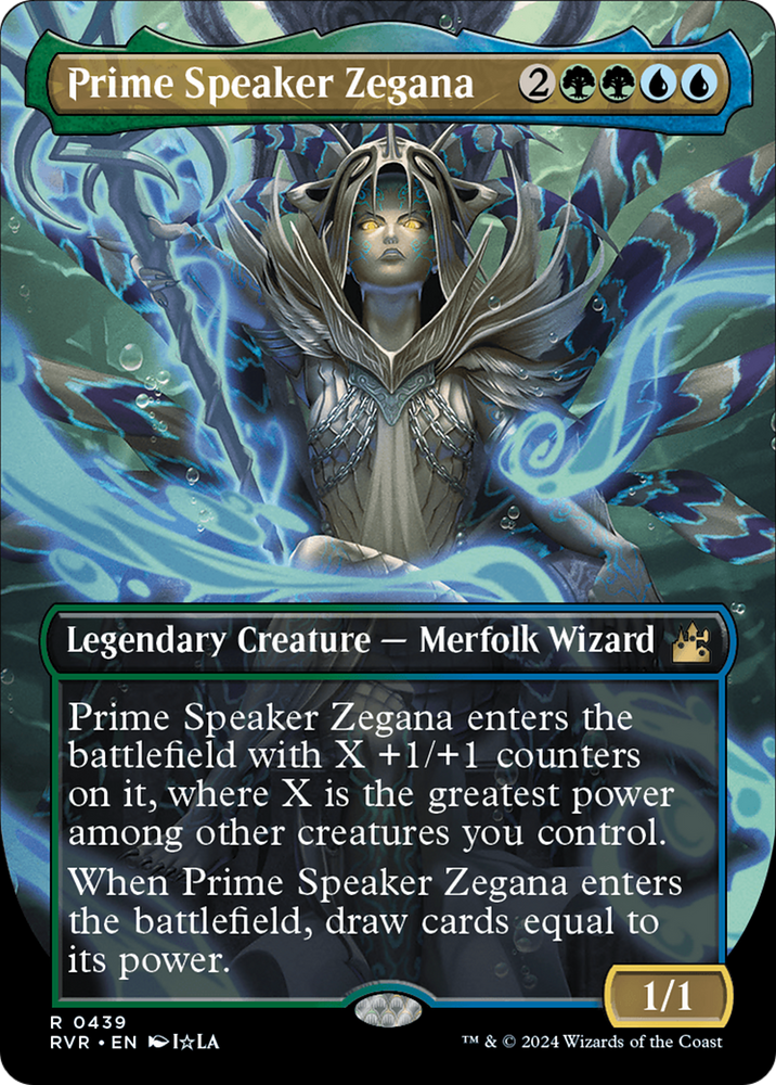 Prime Speaker Zegana (Anime Borderless) [Ravnica Remastered] 