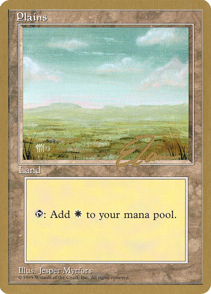 Plains (et364) (Eric Tam) [Pro Tour Collector Set] 