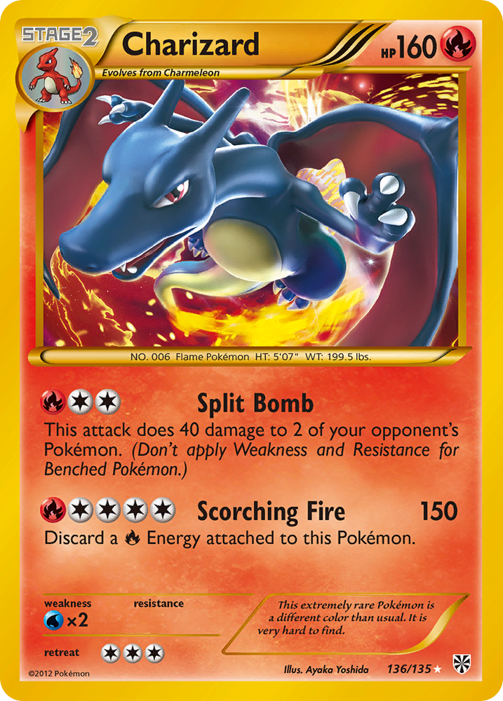 Charizard (136/135) [Black & White: Plasma Storm]