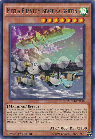 Phantom Beast Kalgriffin Mecha [MP14-EN150] Rare 
