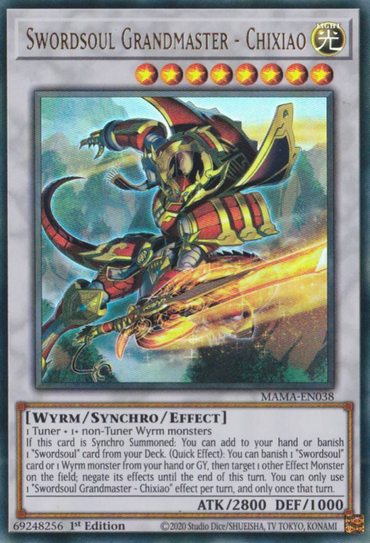 Swordsoul Grandmaster - Chixiao [MAMA-EN038] Ultra Rare 