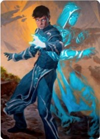 Jace, Mirror Mage 1 Art Card [Zendikar Rising Art Series] 