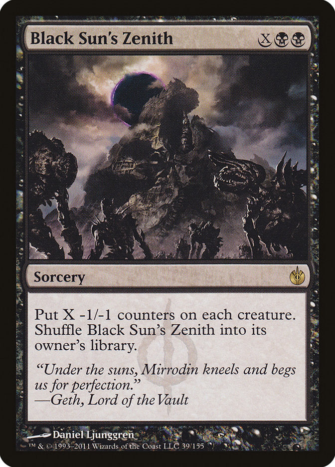 Black Sun's Zenith [Mirrodin Besieged] 