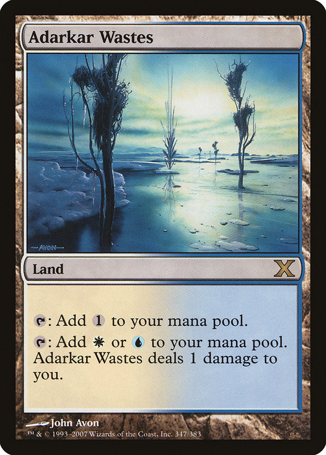 Adarkar Wastes [Tenth Edition] 