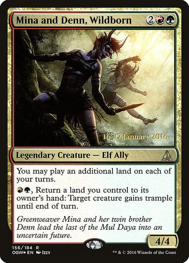 Mina and Denn, Wildborn [Oath of the Gatewatch Prerelease Promos] 