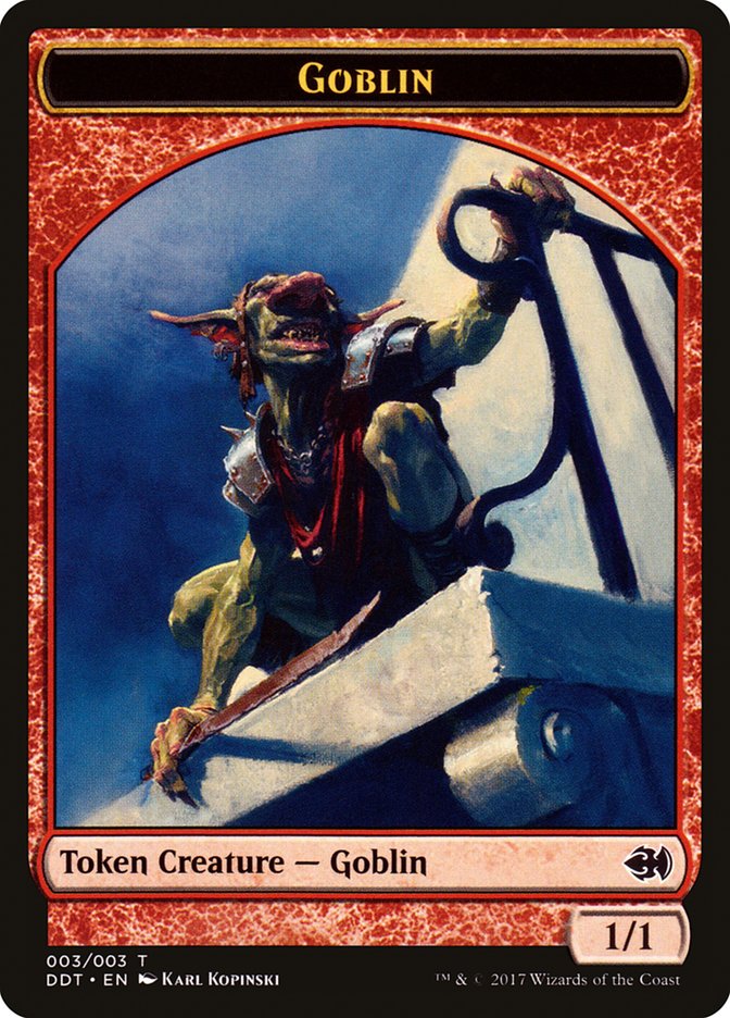 Goblin Token [Duel Decks: Merfolk vs. Goblins Tokens] 