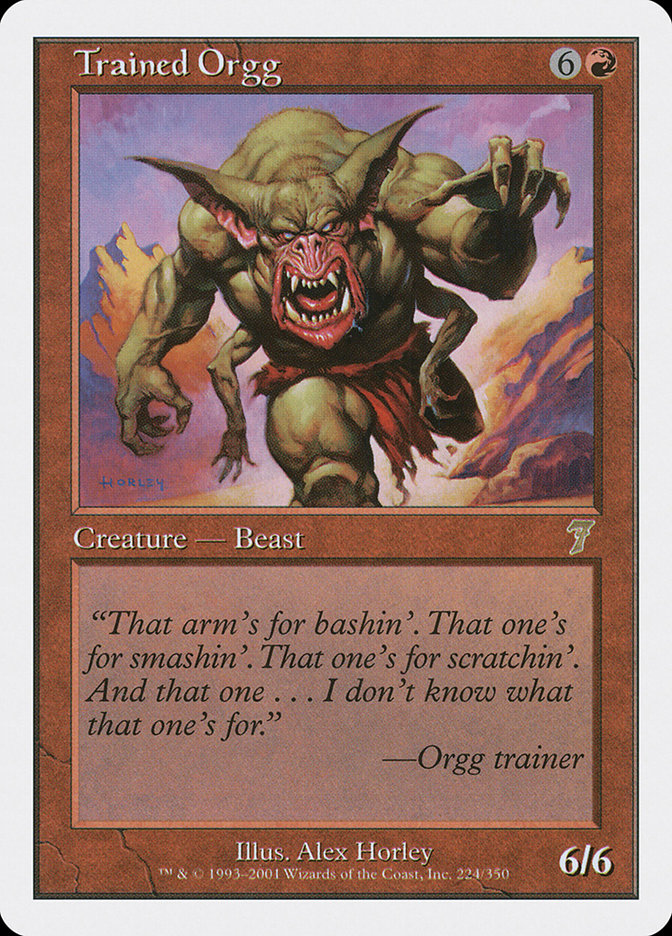 Trained Orgg [Seventh Edition] 