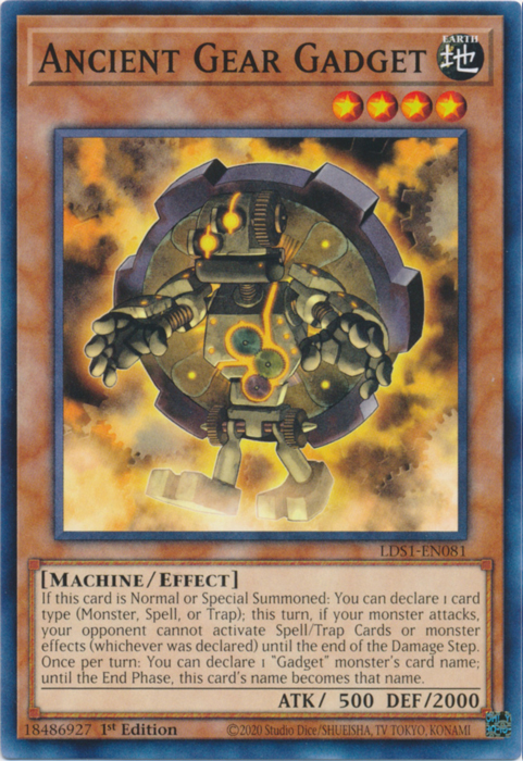Ancient Gear Gadget [LDS1-EN081] Common 