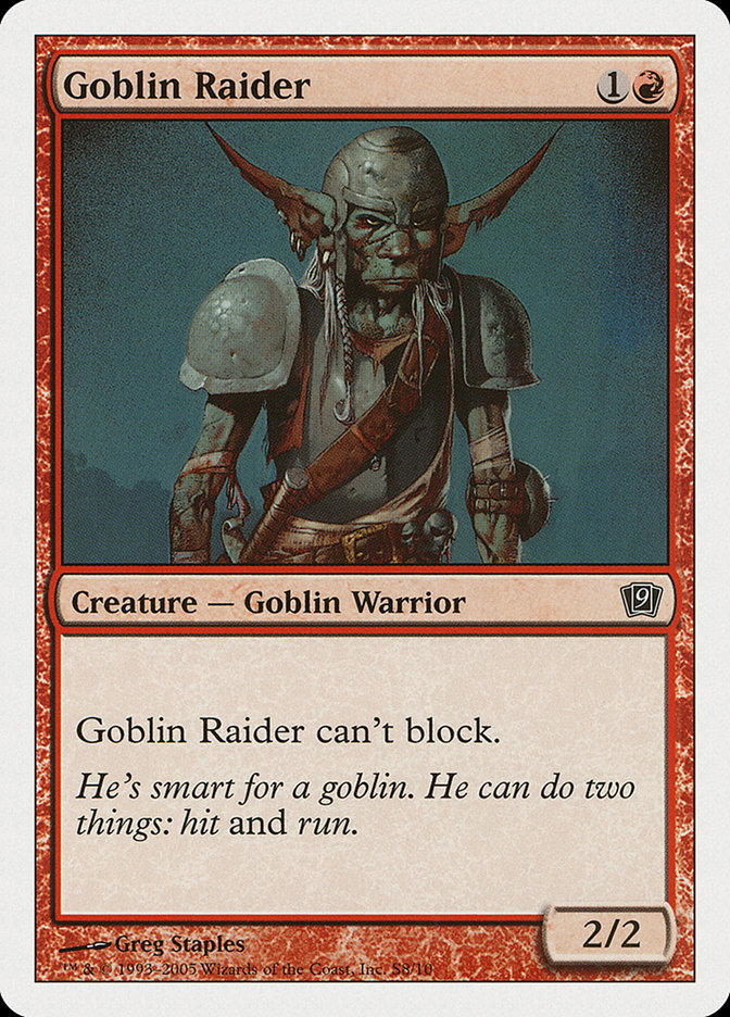 Goblin Raider [Ninth Edition] 