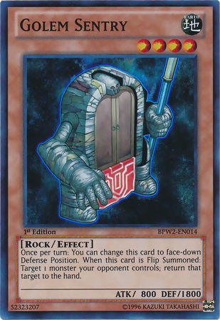 Golem Sentry [BPW2-EN014] Super Rare 