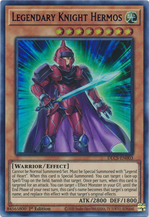 Legendary Knight Hermos (Purple) [DLCS-EN003] Ultra Rare 