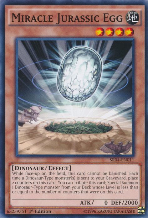 Miracle Jurassic Egg [SR04-EN011] Common 