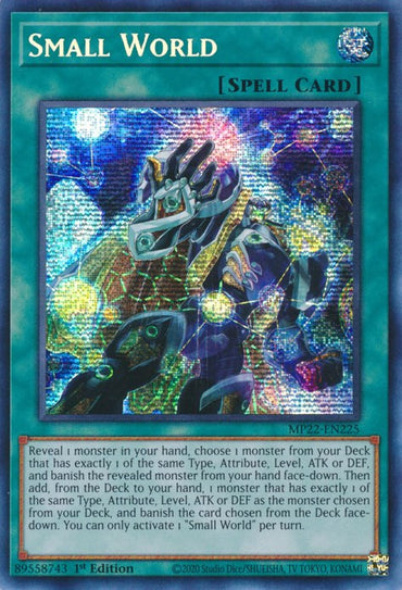 Small World [MP22-EN225] Prismatic Secret Rare 