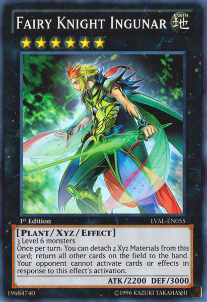 Fairy Knight Ingunar [LVAL-EN055] Super Rare 