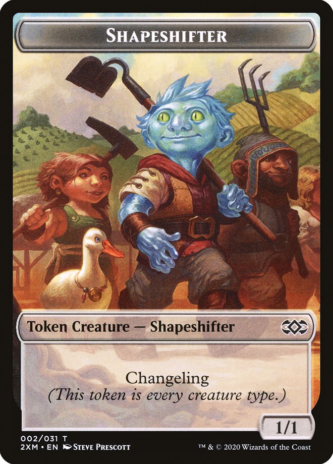 Servo // Shapeshifter Double-Sided Token [Double Masters Tokens] 