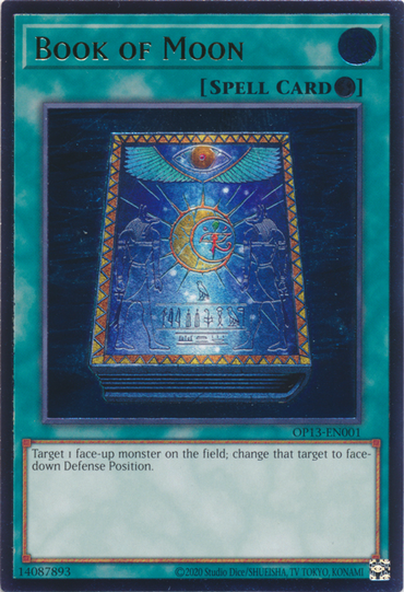 Book of Moon [OP13-EN001] Ultimate Rare 