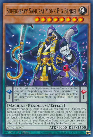 Superheavy Samurai Monk Big Benkei [CYAC-EN007] Common 