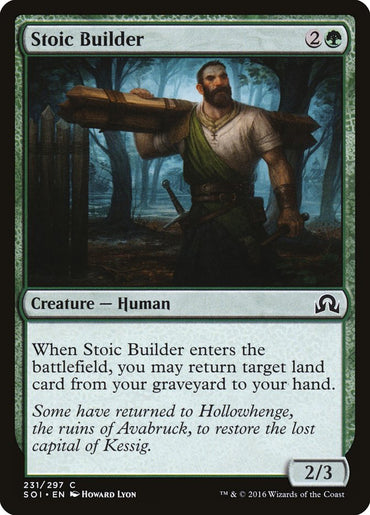 Stoic Builder [Shadows over Innistrad] 