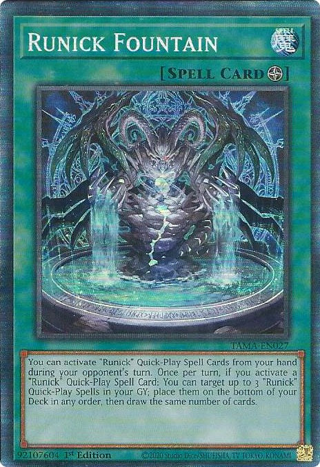 Runick Fountain [TAMA-EN027] Collector's Rare 