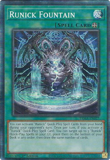 Runick Fountain [TAMA-EN027] Collector's Rare 