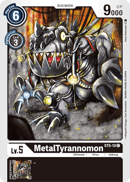 MetalTyrannomon [ST5-10] [Starter Deck: Machine Black] 