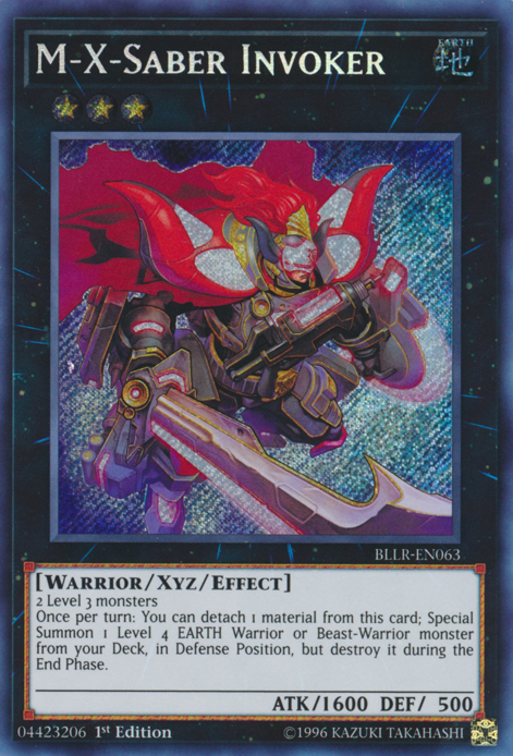 MX-Saber Invoker [BLLR-EN063] Secret Rare 