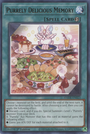 Purrely Delicious Memory [AMDE-EN023] Rare 