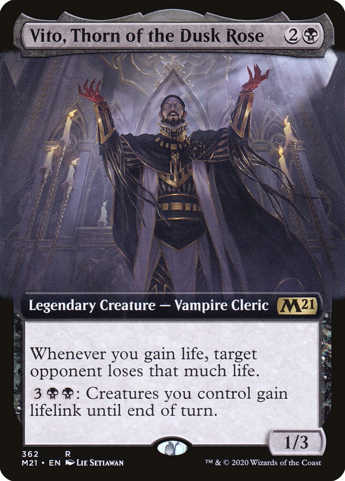 Vito, Thorn of the Dusk Rose (Extended Art) [Core Set 2021] 