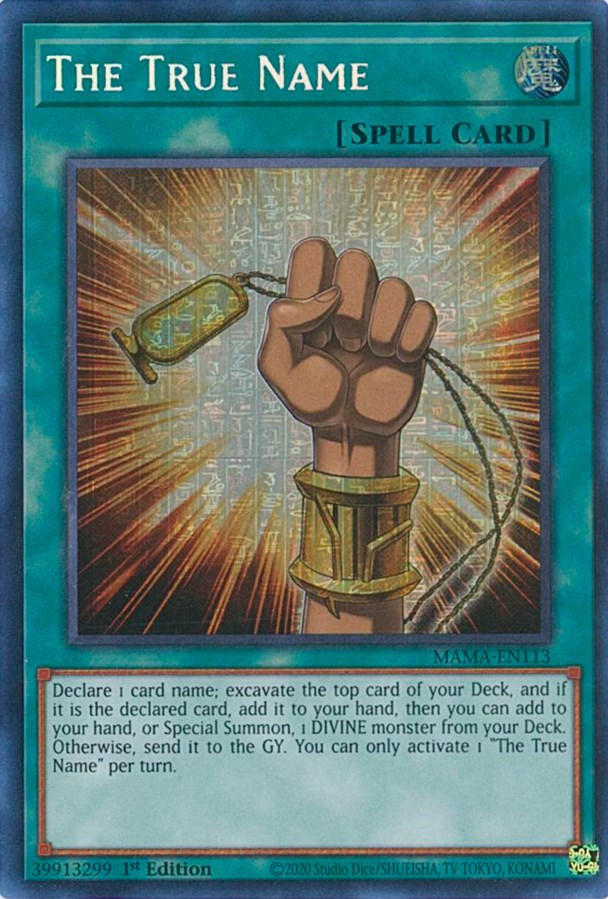 The True Name [MAMA-EN113] Secret Pharaoh's Rare 