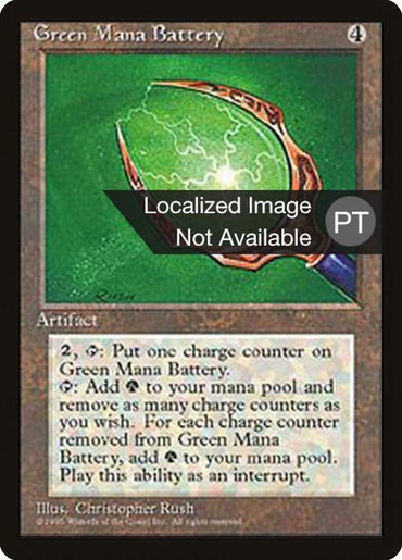 Green Mana Battery [Fourth Edition (Foreign Black Border)] 