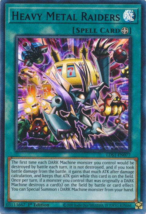 Heavy Metal Raiders (Purple) [LDS1-EN077] Ultra Rare 