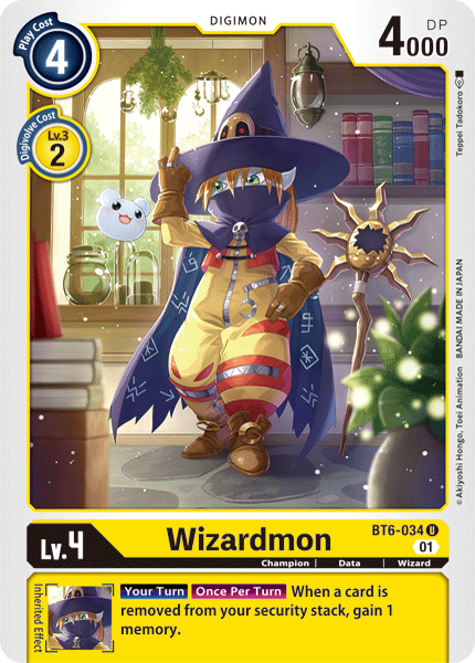 Wizardmon [BT6-034] [Double Diamond] 