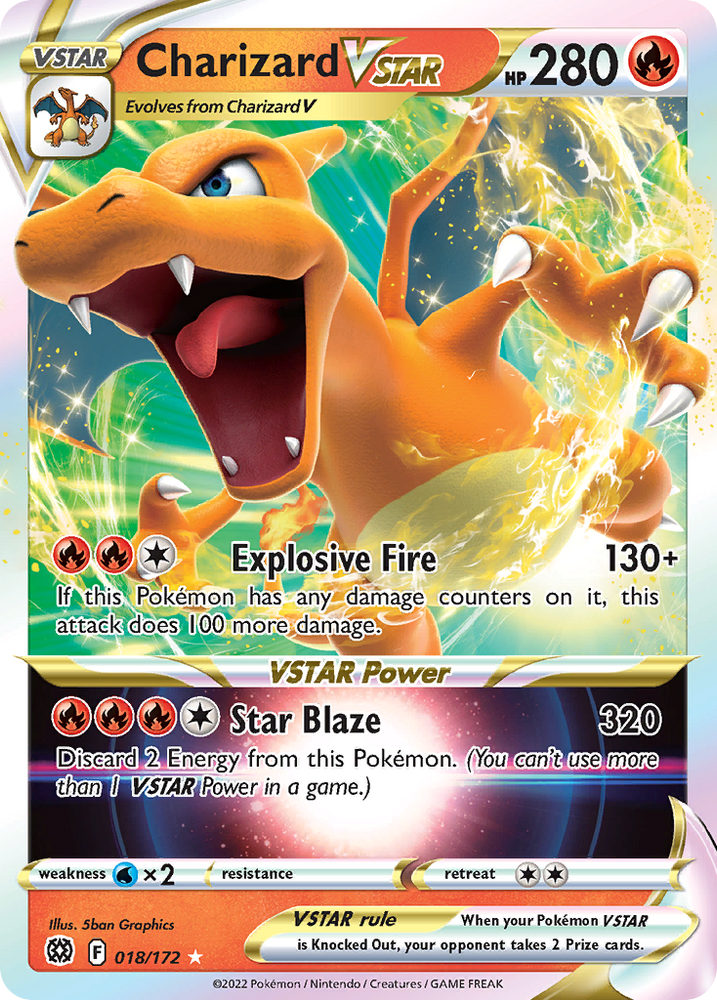 Charizard VSTAR (018/172) (Jumbo Card) [Sword & Shield: Brilliant Stars]