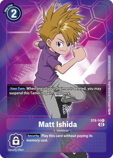 Matt Ishida [ST6-14] (Alternate Art) [Starter Deck: Ragnaloardmon] 