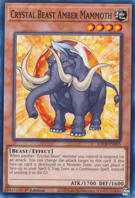 Crystal Beast Amber Mammoth [SDCB-EN005] Common 