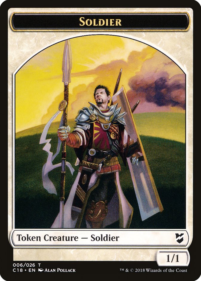 Soldier Token [Commander 2018 Tokens] 