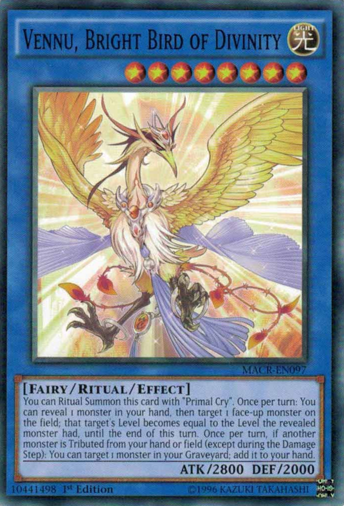 Vennu, Bright Bird of Divinity [MACR-EN097] Common 
