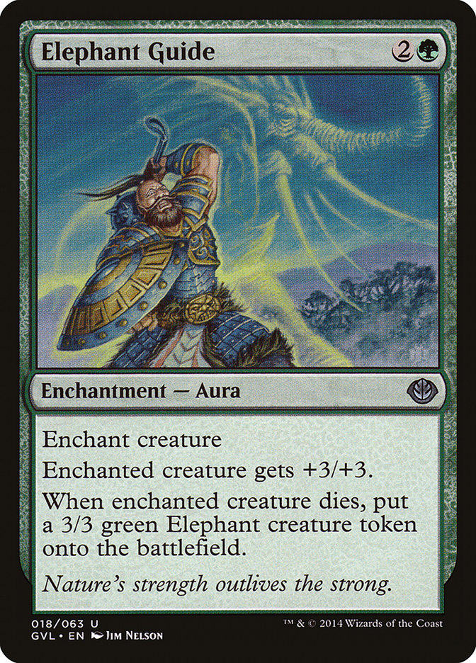 Elephant Guide (Garruk vs. Liliana) [Duel Decks Anthology] 