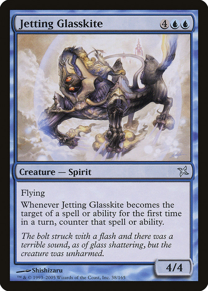 Jetting Glasskite [Betrayers of Kamigawa] 